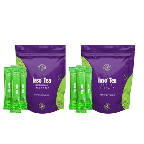 Iaso Instant Tea Original | Detox Tea (25 Sachets) 2 Pec